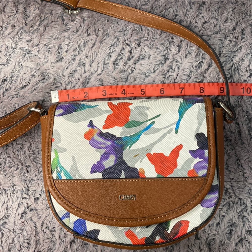 Chaps Floral Cross Body Bag